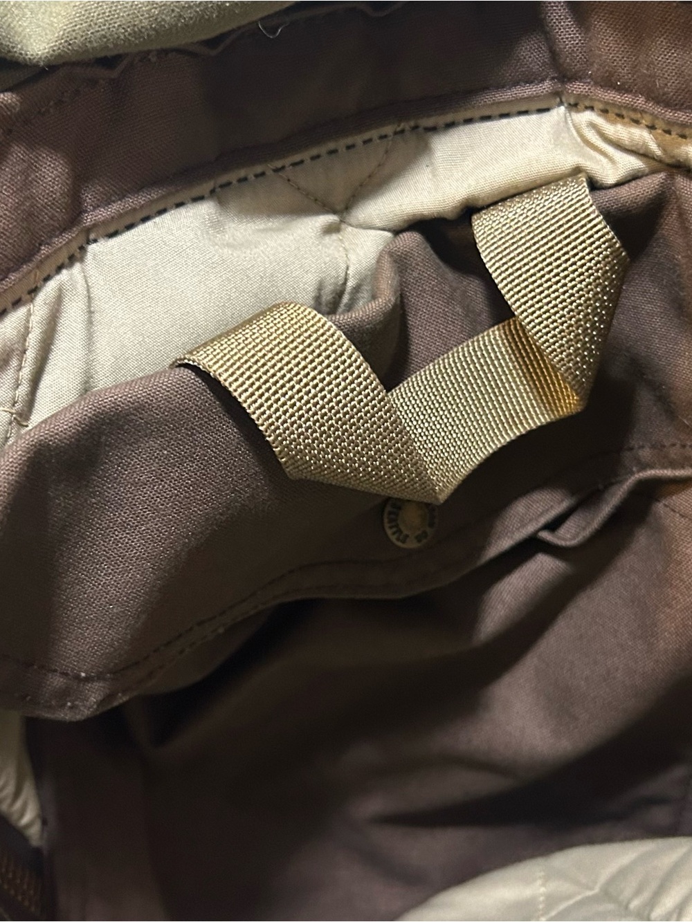 Filson Tin Cloth Backpack in Otter Green View 5